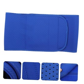 Baluue Workout Band Belt Waist Support Belt for Fitness Breathable Design Lumbar Brace for Posture Correction and Relief for Exercise and Daily Use Blue
