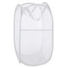 Buenod Pop up Laundry Hamper, Portable Foldable Mesh Clothes Hamper