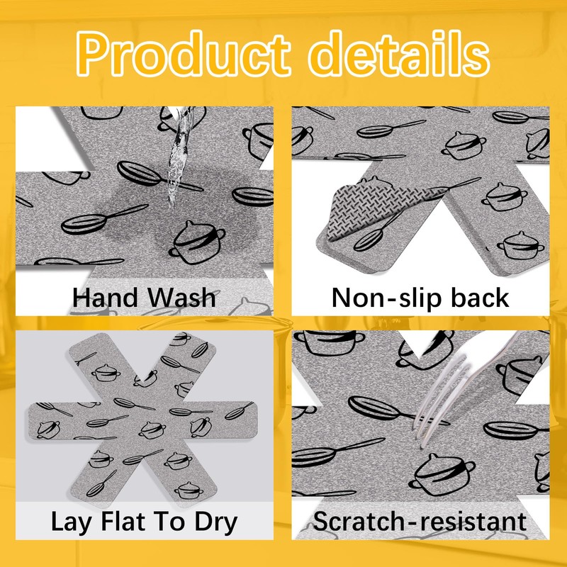 Pan Protectors for Stacking,Set of 18 and 3 Different Size,pan