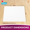 24pk White Table Cloth Party | 121 x 121cm |