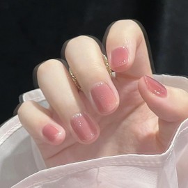 COSMOO Nude Color Quick Dry Nail Polish, Nude Pink Air Dry Nail Lacquer for Nail Art Varnish