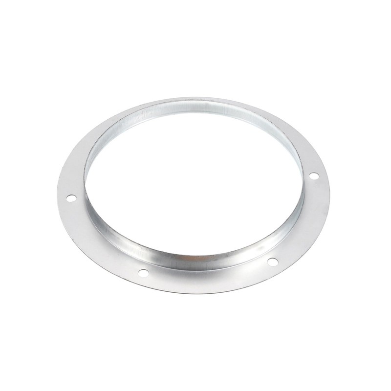 PATIKIL 8" Duct Connector Flange, Metal Straight Pipe Exhaust Flange