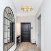 Aeyee Antique Brass Flush Mount Ceiling Light Star Shaped Ceiling
