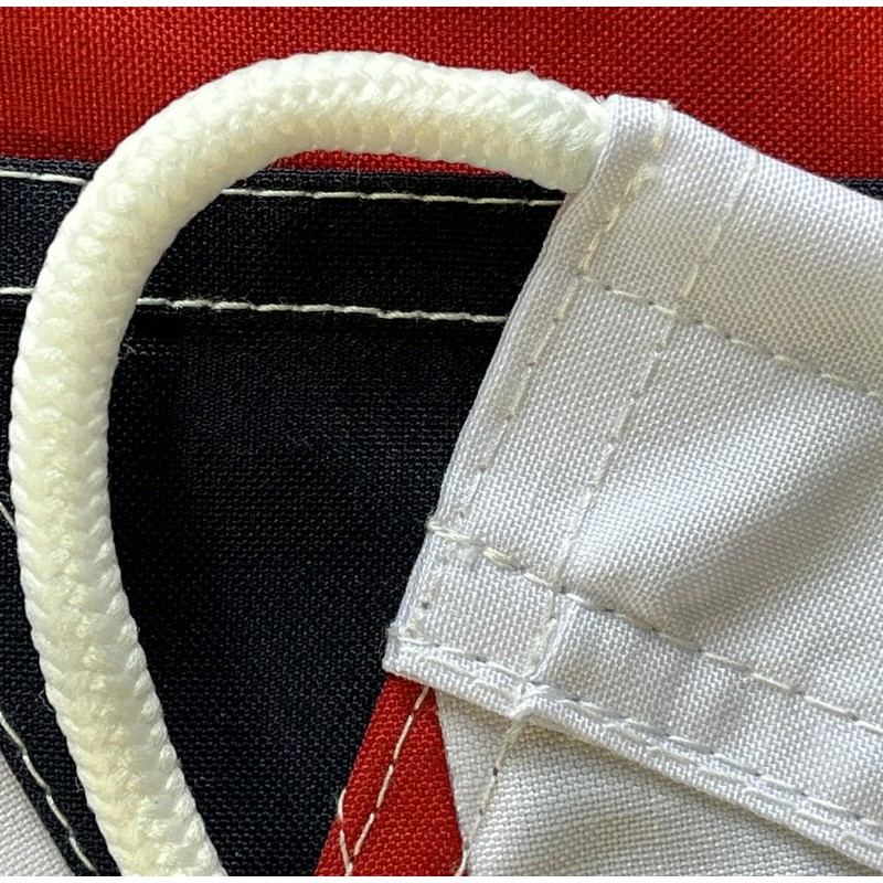 NWFlags Union Jack Hand Stitched Flag with Rope & Toggle