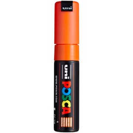 Posca Marker 7M in Orange, Posca Pens for Art Supplies, School Supplies, Rock Art, Fabric Paint, Fabric Markers, Paint Pen, Art Markers, Posca Paint Markers