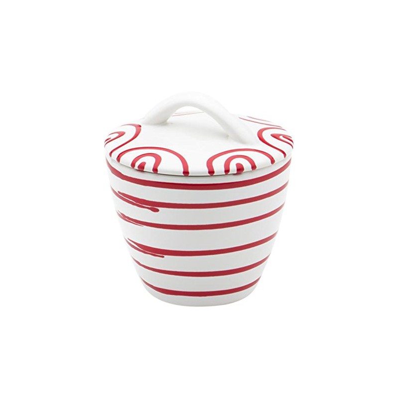 GMUNDNER KERAMIK Sugar Bowl Gourmet Diameter 9 cm Flamed Red