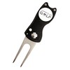 Herramienta plegable de metal con marcador de pelota de golf