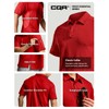 CQR Men's Polo Shirts, Tactical Short Sleeve Golf Performance Shirts,