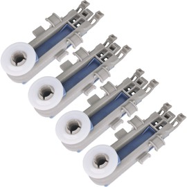 8561996 Dishwasher Upper Rack Adjuster Wheels WP8561996 for Whirlpool Maytag KitchenAid Dishwasher Upper Dishrack Roller Replacement Parts AP6285708 PS11746477 W10889280 W11157084 (4Pcs)