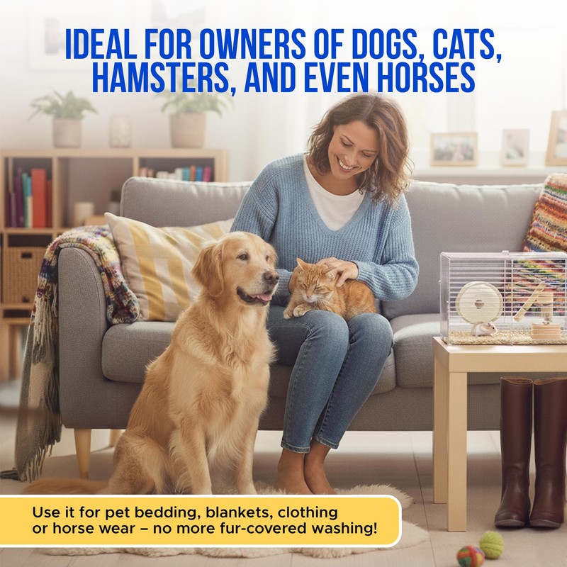 Fur Magic Pet Laundry Bag Keeps Your Washing Machine Free