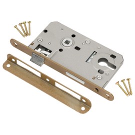 KOTARBAU® Interior Door Mortice Lock 72/50 mm for Profile Cylinder Universal Right and Left