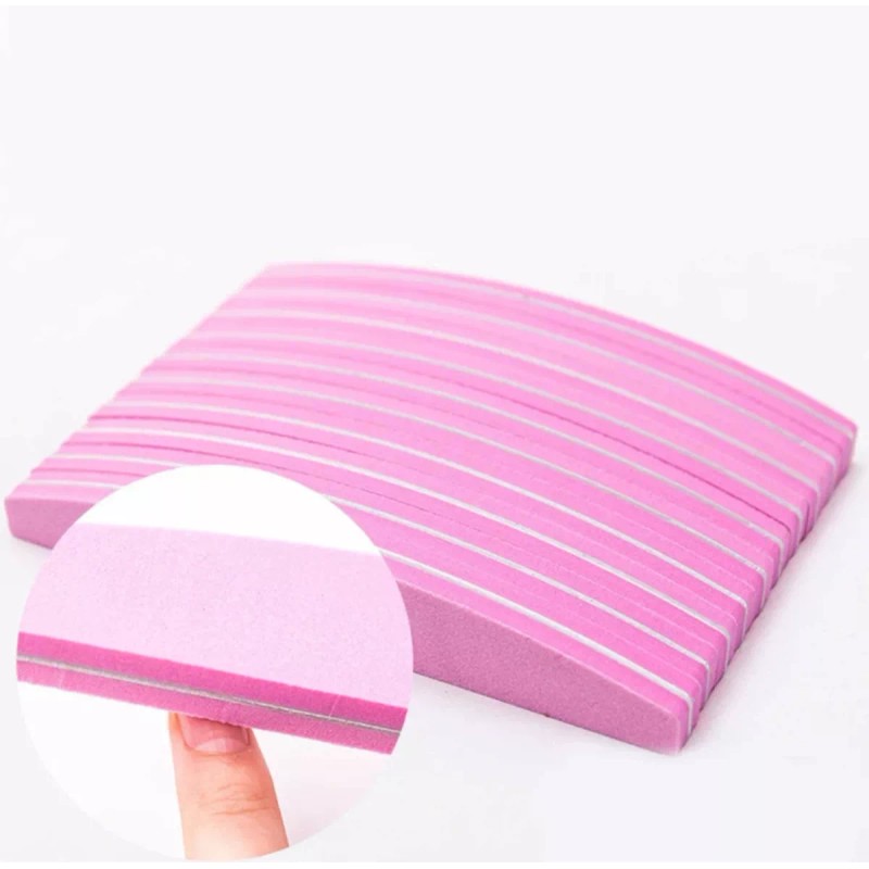 Sponge 10 Limas Sponge Esponja Para Uñas Manicure Grano A