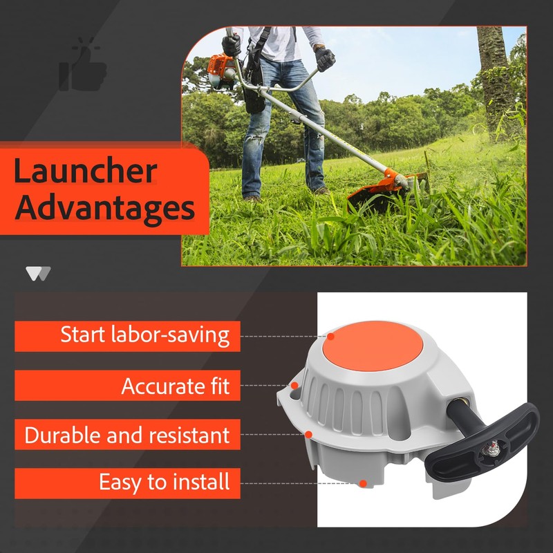4149 190 4001 Recoil Starter Assembly Fits Stihl FS94 FS94R