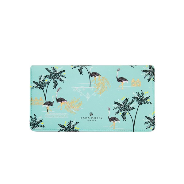 Sara Miller Savannah Faux Leather Travel Wallet, with Sections for