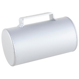 Kijima 106-1172 Motorcycle Parts Oil Catch Tank, Aluminum, Cylindrical Type, 16.9 fl oz (506 cc), Outlet Diameter 0.4 inches (12/15 cm), Silver