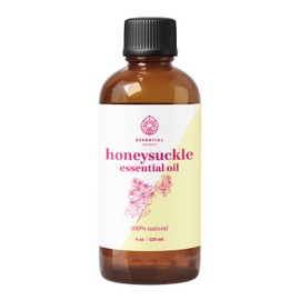 Honeysuckle Essential Oil by Essential Delights - Sweet Floral Aroma for Calming Aromatherapy and DIY Beauty Products 4 FL.Oz.