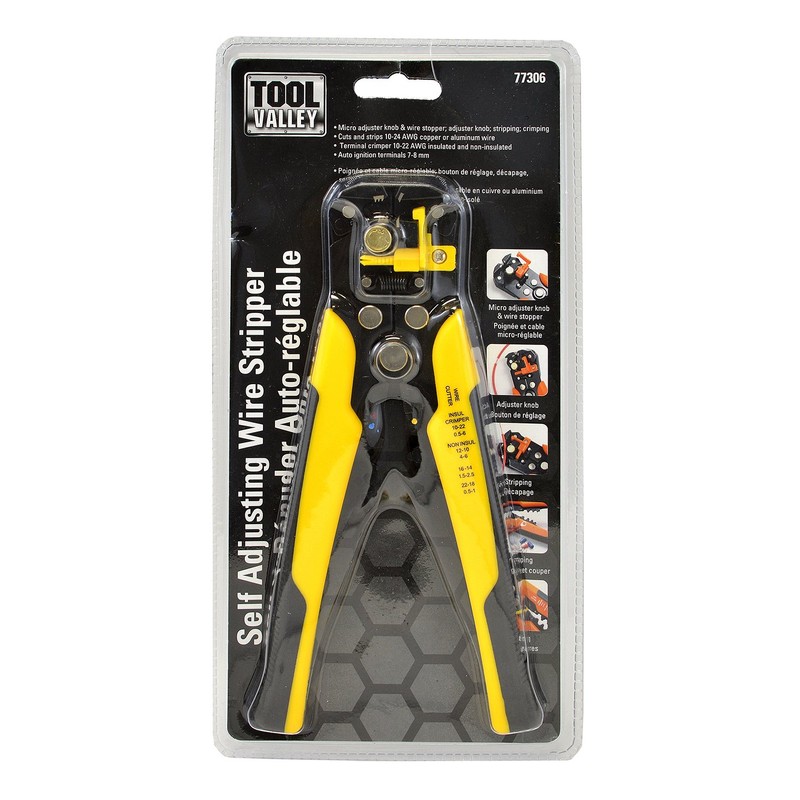 Tool Valley Self Adjusting Wire Crimper Tool