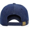 E-FLAG Washed Low Profile Cotton and Denim Baseball Cap (Denim