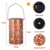 Deco&Dot Solar Lanterns Outdoor, Waterproof Hanging Solar Lantern Garden Decor,