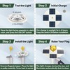 Aurolit Flag Pole Light Solar Powered, 1400 Lumen Lucky 4-Leaf