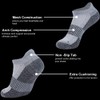 FOOTPLUS Unisex Ankle Copper Golf/Running Socks