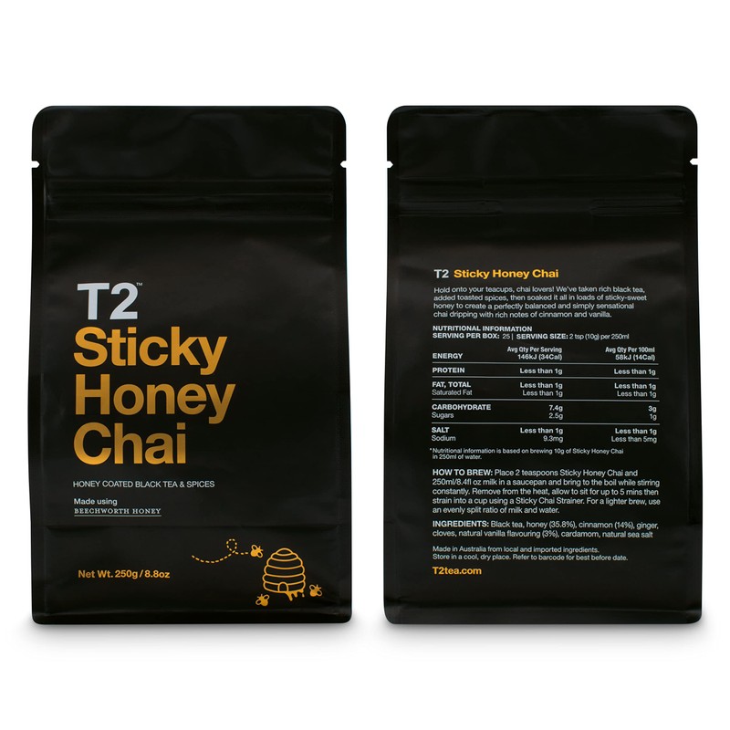 T2 Tea Sticky Honey Chai Loose Leaf Black Tea in