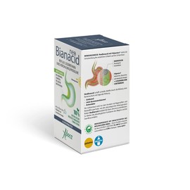 NeoBianacid Quick Aid for Heartburn, Reflux, Digestive Problems and Acid-Related Stomach Disorders, Lozenges with Lemon Flavour, Pack of 45, 100% Natural Formulation