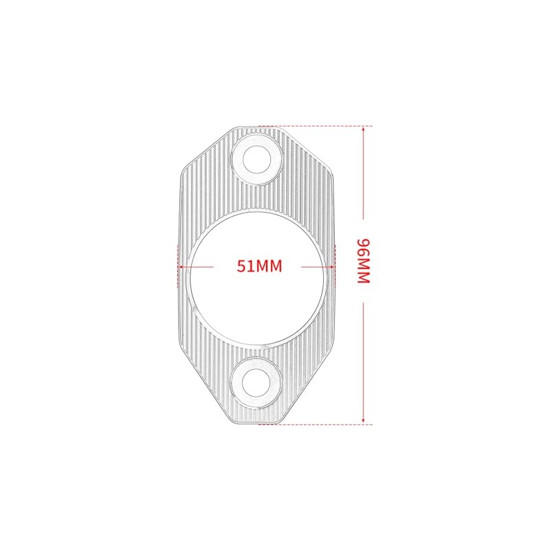 Exhaust System Tailpipe Cover Suitable for Ho&n & da ADV350