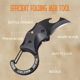 Gifts for Dad, Fathers Day Dad Gifts, Drive Safe Gift for Father Who Wants Nothing, Dads Christmas Stocking Stuffers, EDC Box Cutter Outdoor Camping Tools