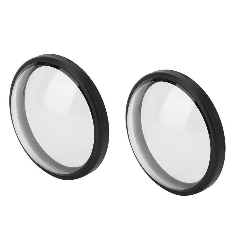 Mugast Lens Protective Cover,2PCS Waterproof Dustproof Acrylic Action Camera Lens