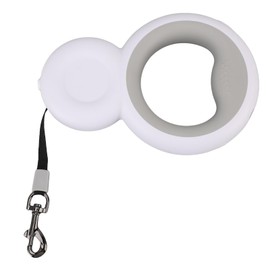 Retractable Dog Lead with Poop Bag Holder and LED Light, 360 Degree Tangle-Free Pet Walking Lead, for Medium Dogs up to 30 kg