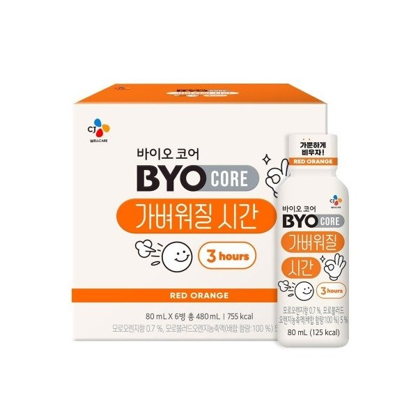 CJ Biocore Lightening Time 6 packs / CJ 바이오코어 가벼워질시간