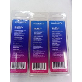 Magnavox Shuffle + In Ear Headphones w/ Handsfree Mic & Music Ctrl, Pink  3pc