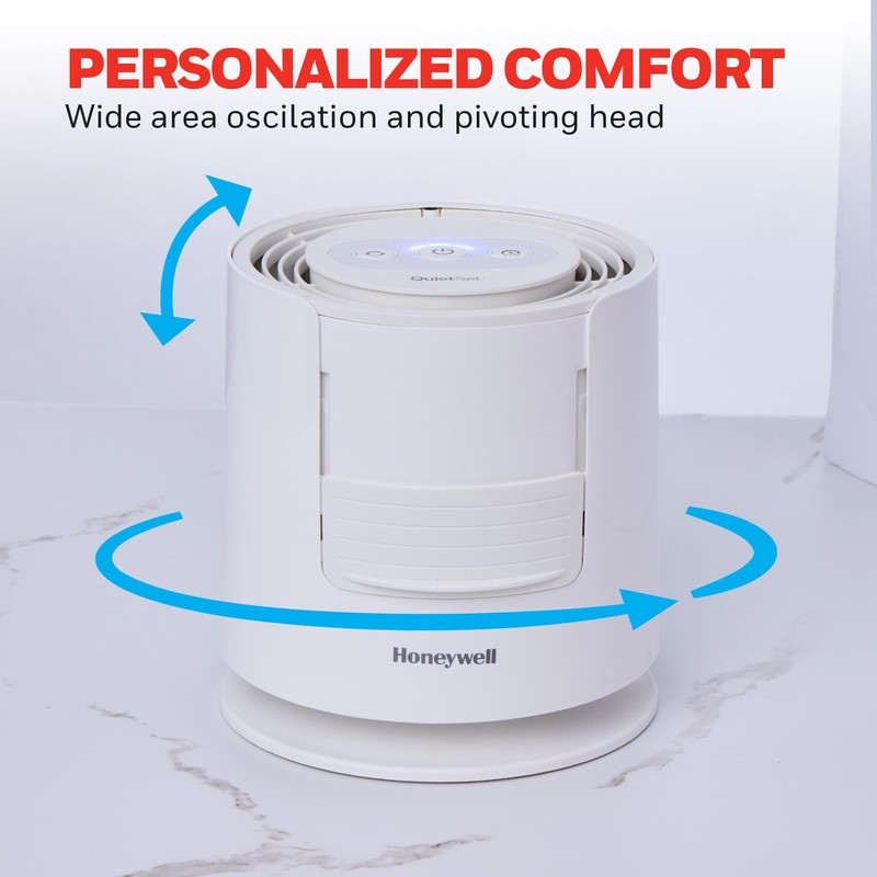 Honeywell QuietSet™ Sleep Personal Fan with Pink Noise, 3 speeds,
