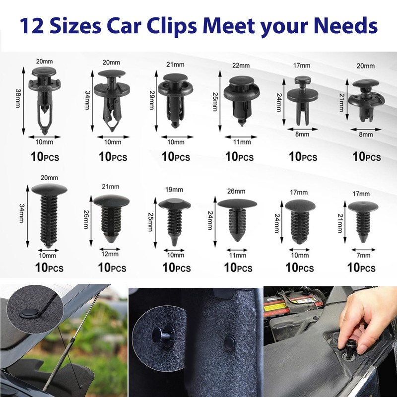 JNLK 352pcs Trim Removal Tool, Pry Tool, Door Panel Removal