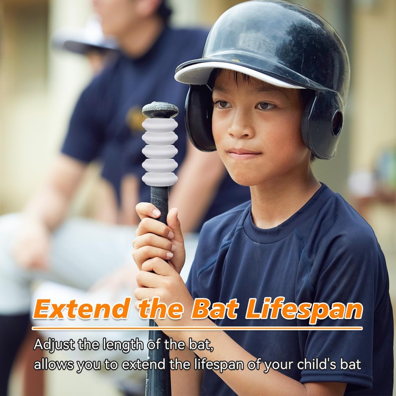 [5 Packs] Baseball Bat Grip Choke Up Rings for Youth