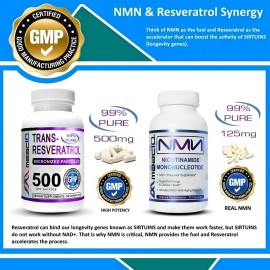 Maac10 Trans-resveratrol 500mg + Bioperine 10mg 60 Cáps Sabor Sin sabor