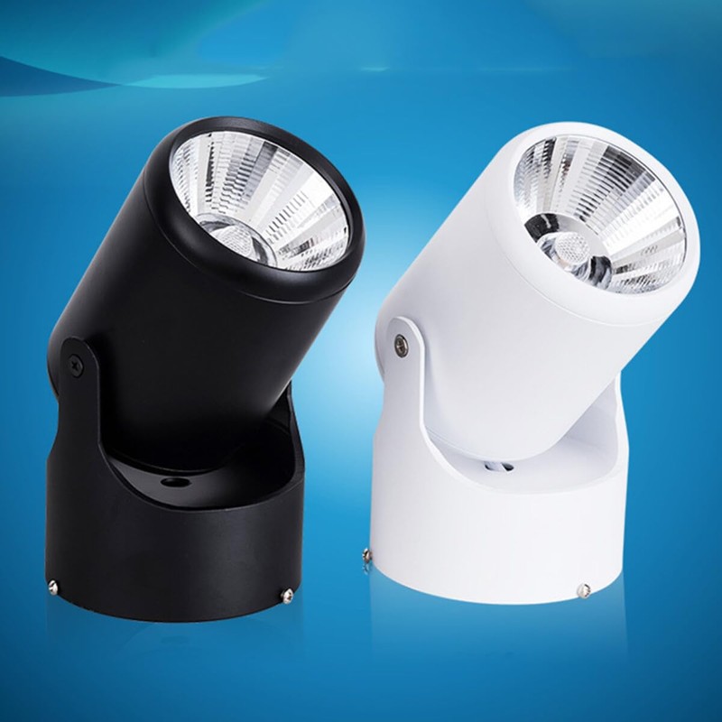 Uonlytech Indoor 85-265V 7W LED Spotlight Adjustable Ceiling Downlight Surface