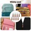6 PCS Leather Zipper Pull, Detachable Leather Zipper Handle Replacement