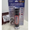 GoPower Emergency Solar Flashlight with AM/FM/Weather Band Radio