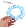 18pcs Spring Hair Clips Flexible Circular Hair Combs for Women