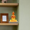 YUEFUDU 7-inch Buddha Statue Collection with LED lamp Base -