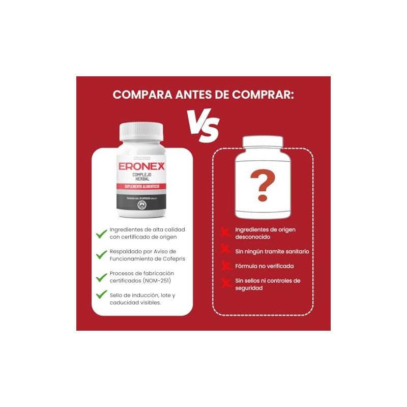 Eronex Frascos Arginina Zinc Suplemento Alimenticio 100 Natural