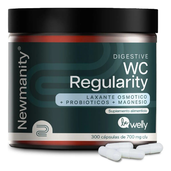 Digestive WC Regularity Probioticos y Prebiticos 40 Billones con Laxante