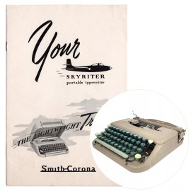 Smith Corona Skyriter Typewriter Instruction Manual Repro User Vtg (c)