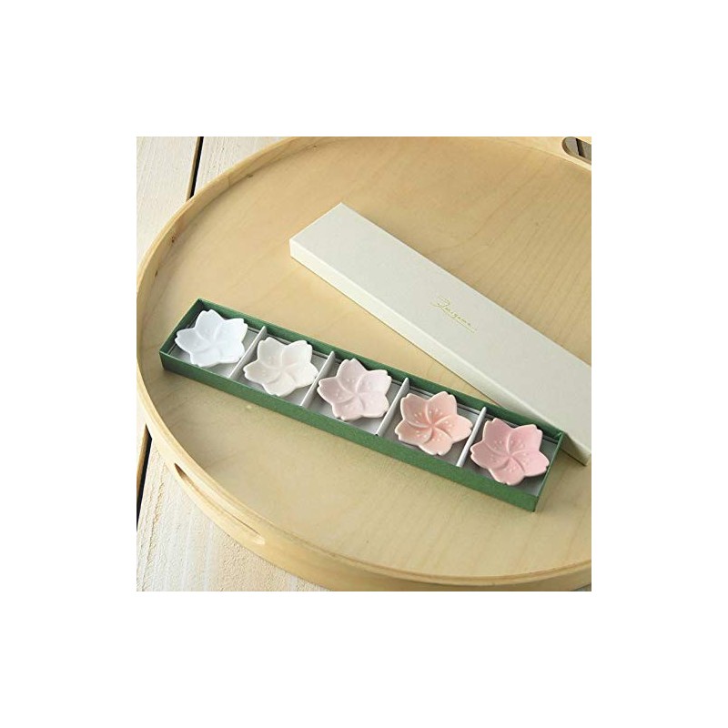 Yamani 35190769 Chopsticks Rest, Multi, 5 Seasonal Chopsticks Rests, 5