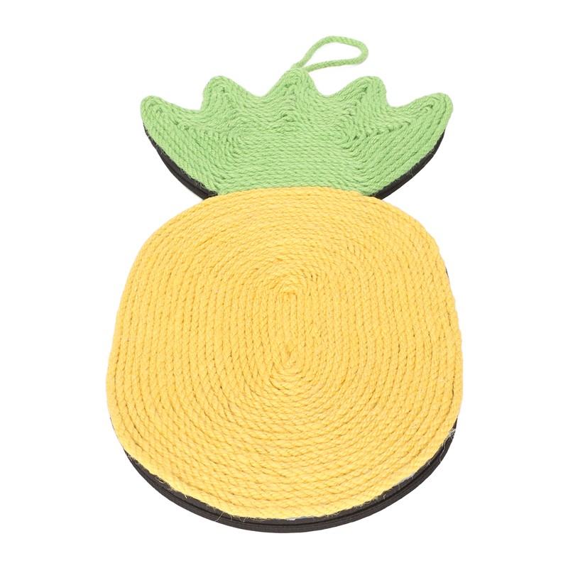 Ananas Cat Scratch Pad Wear Resistant Recyclable Prevent Slipping Cat