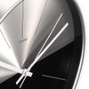 Hama Wall Clock Sardinia, silent, Analog., Ø 30 cm, Black/silver