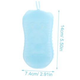 Outanaya 2pcs Bath Brush Face Brush Hooks for Deep Cleaning Pores Exfoliating Scrubbers Random Color