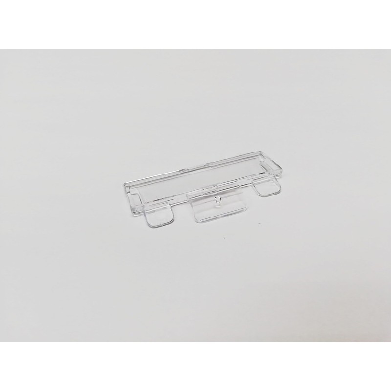 50 Suspension File Tabs and Inserts - Clear Plastic Tab